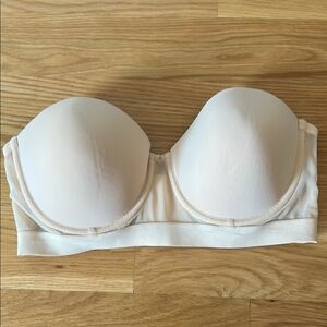 Lively Cream Bandeau Intimates with Seamless Support